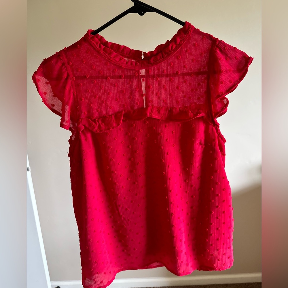 Women’s Red Blouse - Size Small